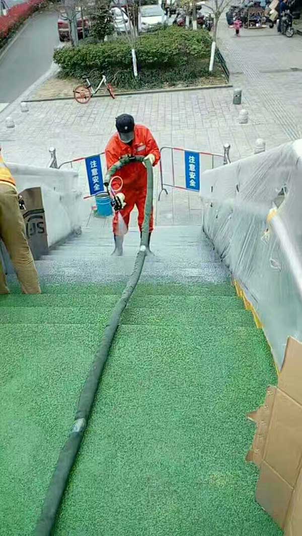 濟南聚脲噴涂機城市天橋聚脲防滑